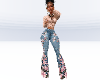 Floral Me Jeans