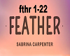 Feather ~ Sabrina Carp