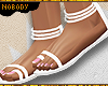 ! White Earth Sandals