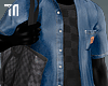 Jeans Shirt LV + Bag