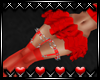 !F Valentine Skirt Red