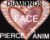 Face Heart Diamonds
