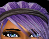 purple hairw/black band