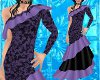 Purple Flamenco Dress
