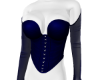 Blue Corset Top