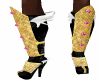 Gold Fantasy Armor Boots