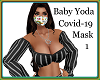 Baby Yoda Covid Mask 1