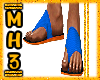 {MH3} House Shoes Blue