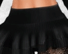 Y*Black Flounce Skirt