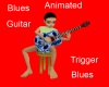 animated blues guitar