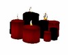 -MiW- red n black candle