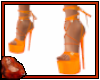 *C Knotted Heels Orange