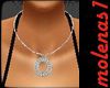 *M* Letter O Necklace