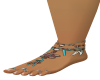 Teal Foot Jewerly