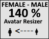 Avatar scaler 140%