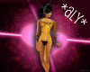 *Aly* Gold Laced Dress