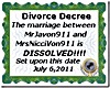 Divorce Sticker #1
