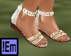 !Em Summer White Sandals