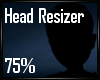 75% Head Resizer