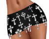 Black Cross Skirt - RL