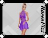 Lace Spring Dress Purple