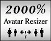 Avatar Scaler 2000% F/M