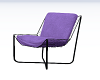 purple solo lounger