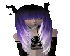 Black/Purple/.white Hair