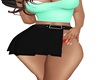 Blk & Red RL Zilly Skirt