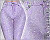 LL* Glitter Jeans Lilac