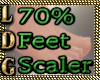 70% Feet Scaler