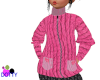 kid fuzzy pink sweater