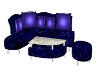 {AND} Blue sofa set/pose