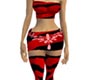 Black Red Tiger dressXXL