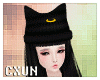 Cute Hat Cat Black Hair