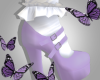 Purple maid shoes