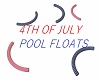 4TH OF JULY POOL FLOATS