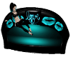 PVC Teal Chill Lounge