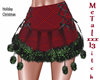 Holiday Christmas skirt