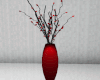 Elegant Red Vase Decor