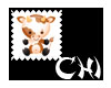 *Chi* Cow stamp