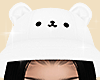 White bear hat