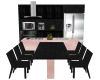 SE-Black Pink Kitchen
