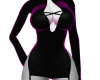 black dress purple shine