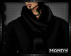 xMx:Black Scarf Sweater