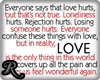 LOVE Doesn't Hurt