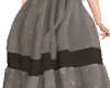 Grey and brown long dres