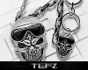 𝕿 . SKULL KEYCHAIN ϟ