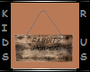 Rabbits Garden Sign