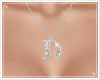 Necklace of letters D
